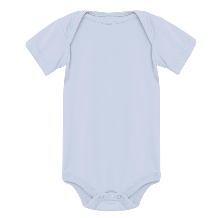 Baby Kickee Pants | Dew Short Sleeve Onesie