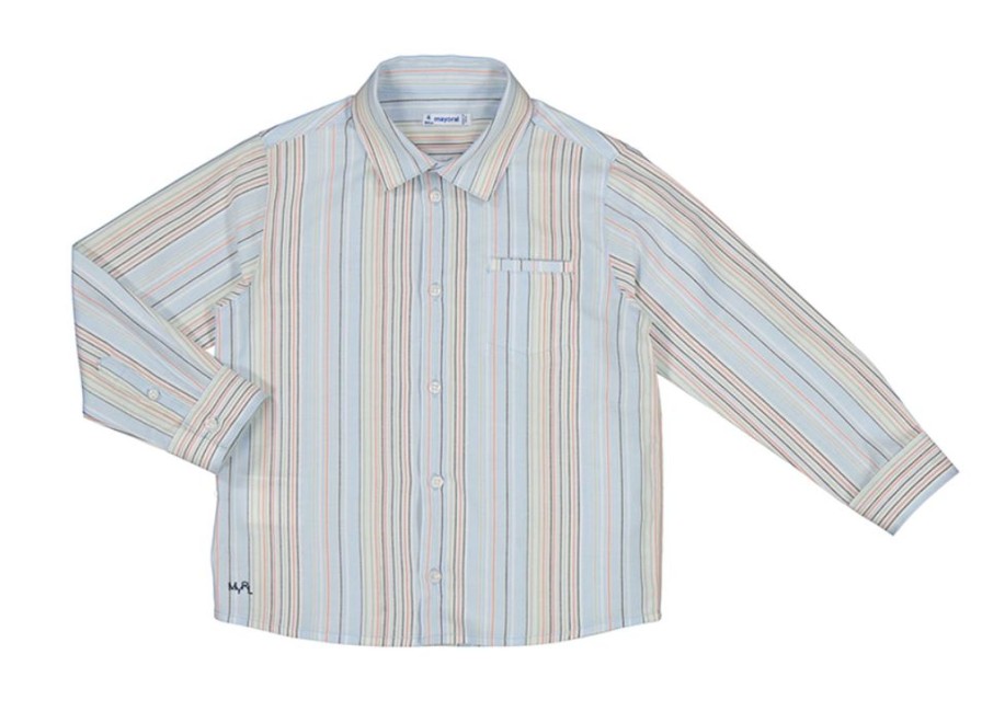 Child Mayoral | Multi Stripe Shirt