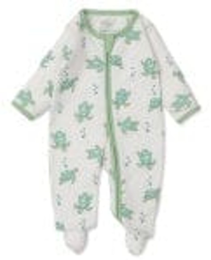 Baby Kissy Kissy | Playful Turtles Zip Footie