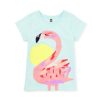 Child Tea | Blue Fun Flamingo Tee