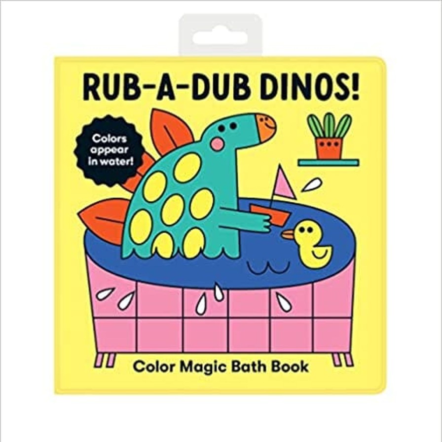 Baby Care Mudpuppy | Rub-A-Dub Dinos! Bath Book