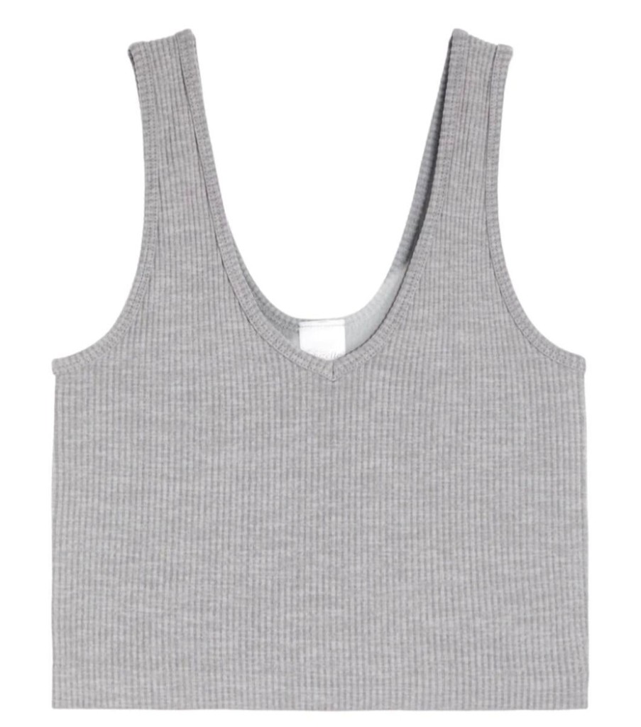 Tween Suzette | Grey Cropped Tank Top