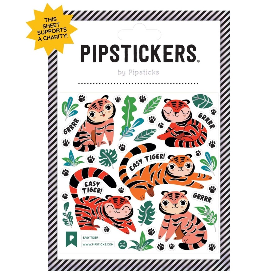 Lifestyle Pipsticks | Easy Tiger Sticker Sheet