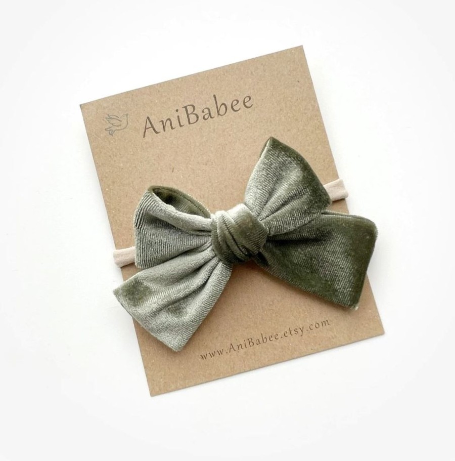 Accessories Anibabee | Velvet Bow Headbands