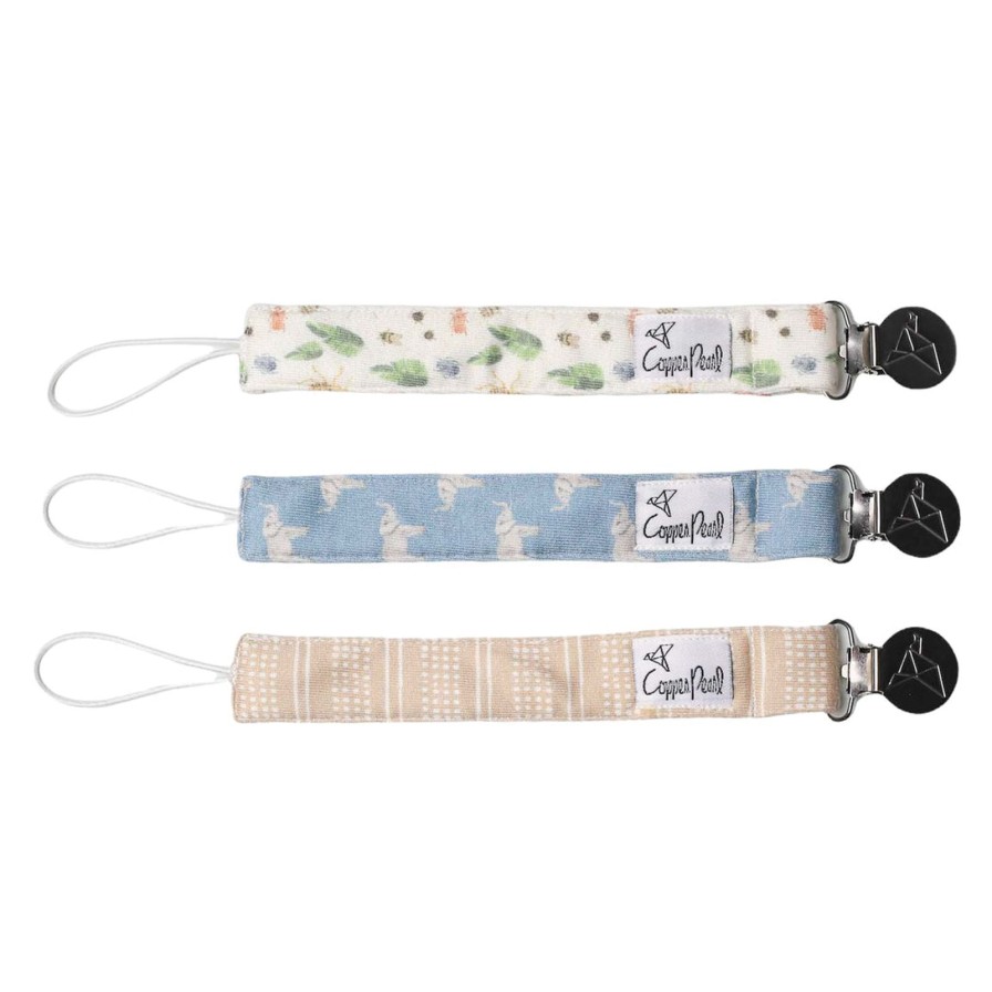 Baby Care Copper Pearl | Pacifier Clip Set