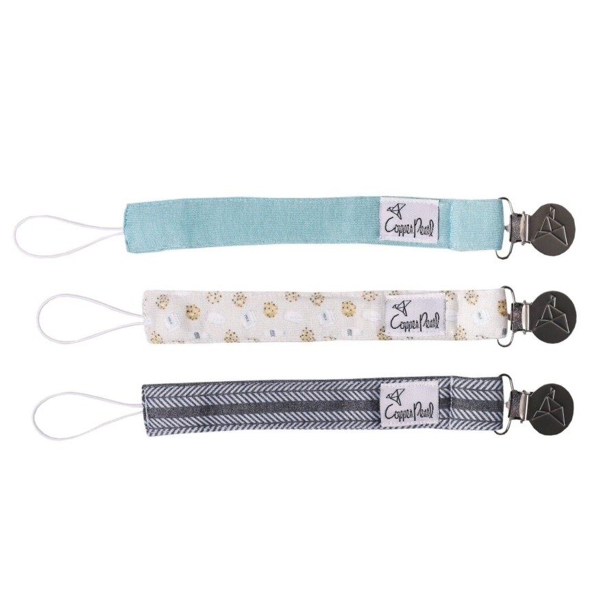 Baby Care Copper Pearl | Pacifier Clip Set