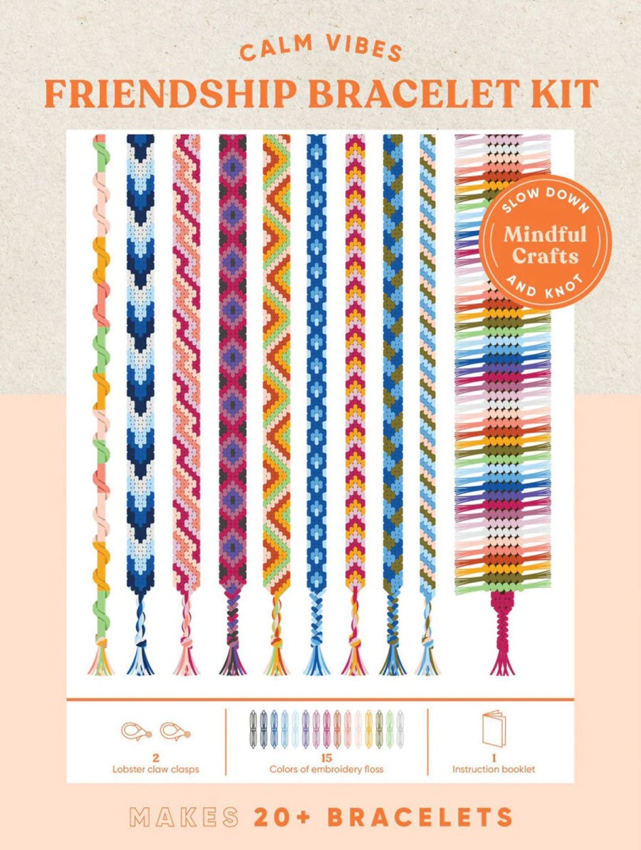 Lifestyle Chronicle Books | Mindful Crafts: Friendship Bracelet Kit