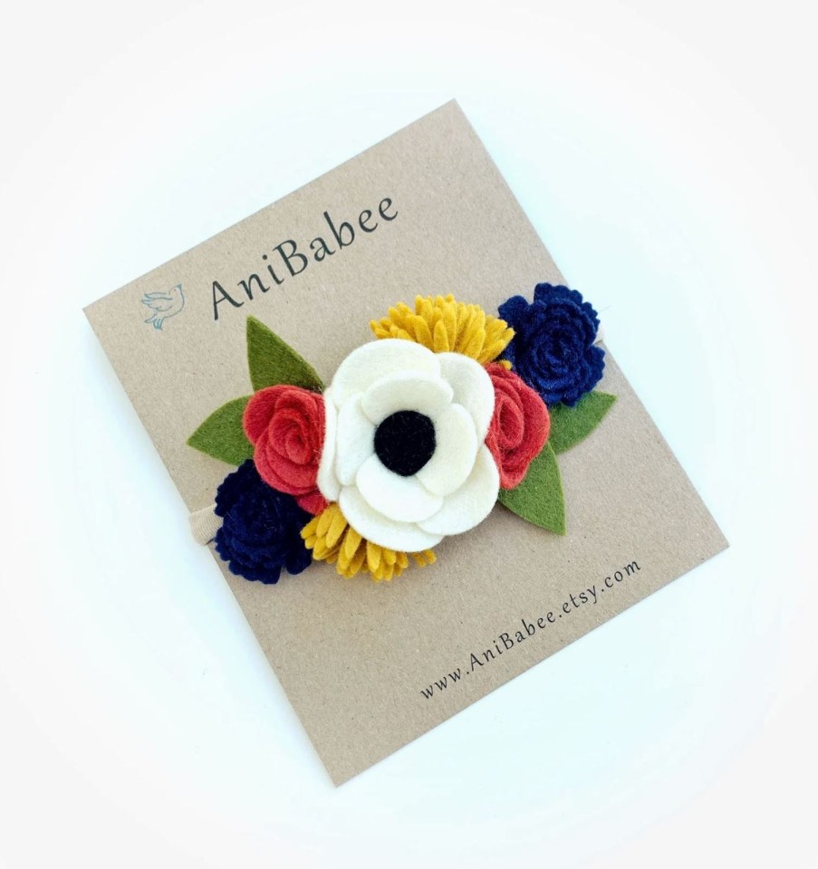 Accessories AniBabee | Fall Flower Crown Headband