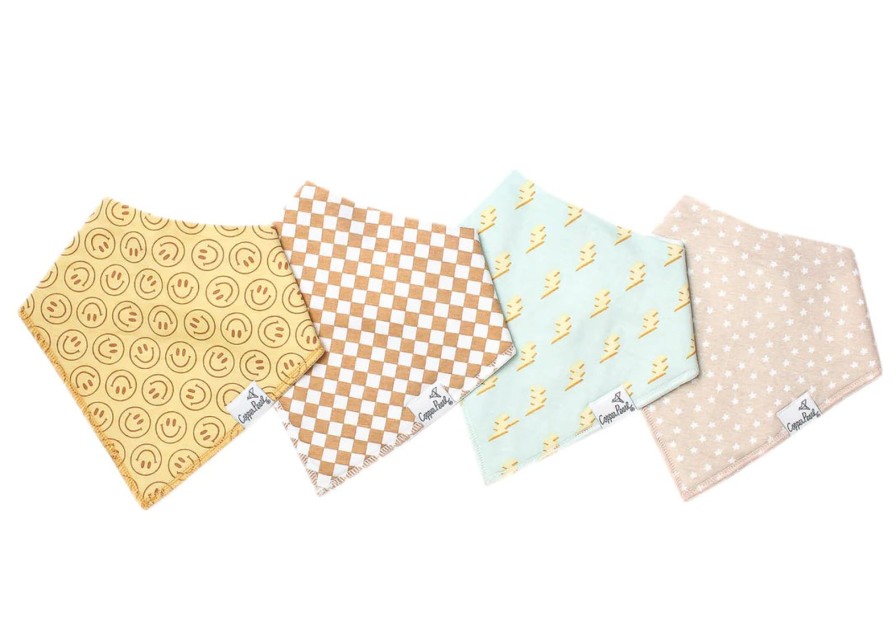 Baby Care Copper Pearl | 4 Pack Bib Sets