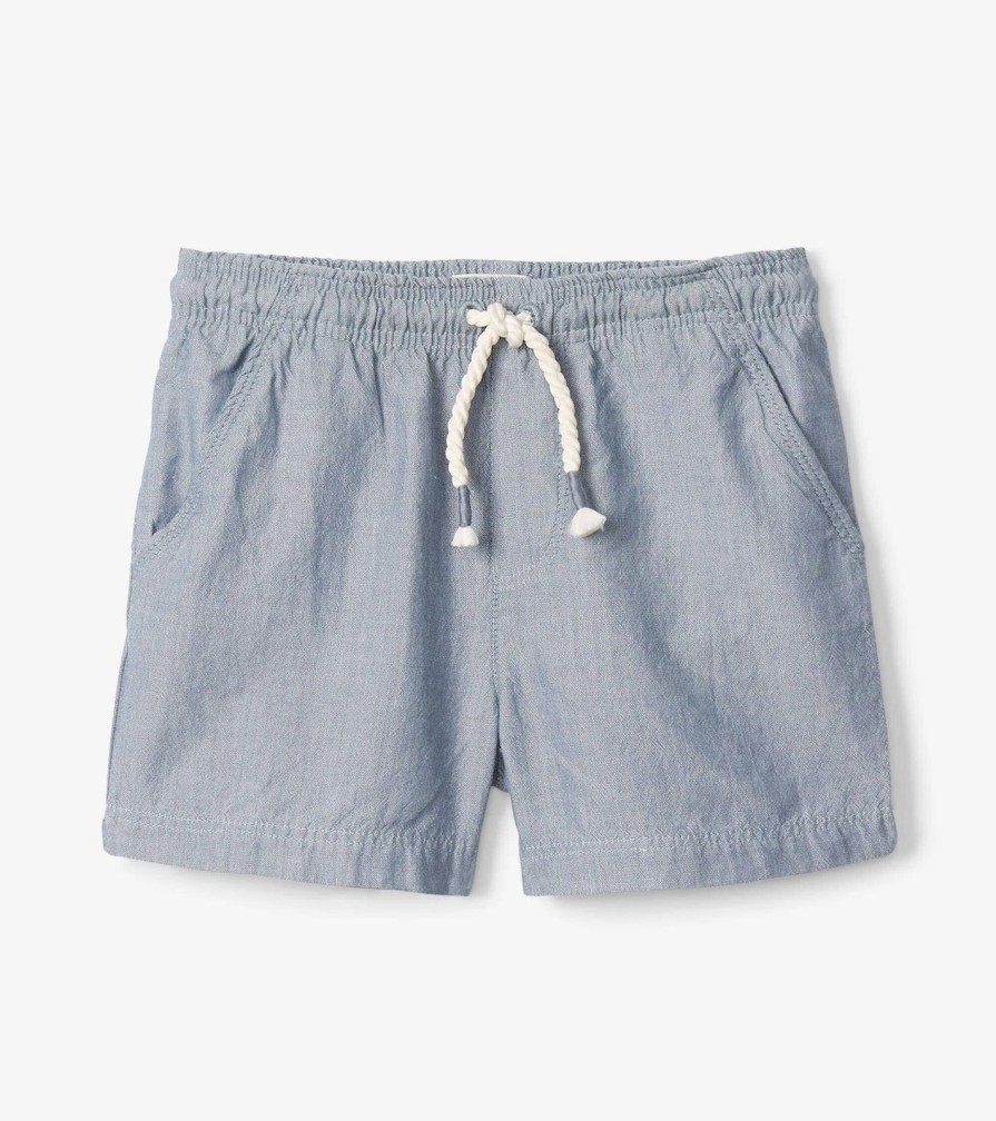 Child Hatley Kids | Chambray Pull-On Shorts