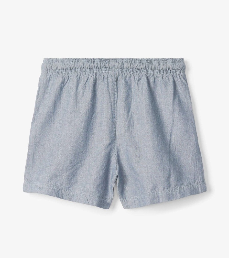 Child Hatley Kids | Chambray Pull-On Shorts