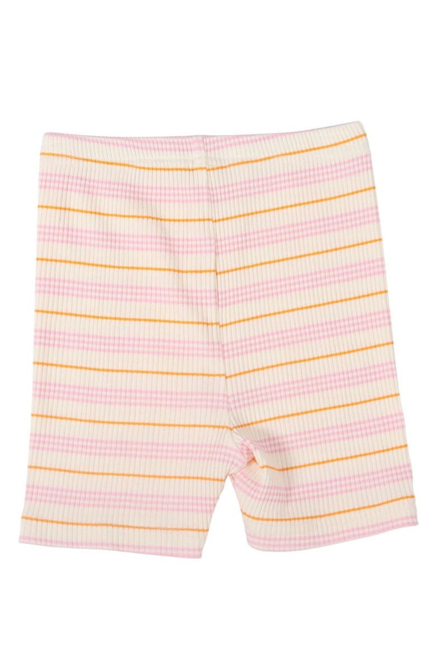 Child Tiny Tribe | Sorbet Stripe Rib Bike Short