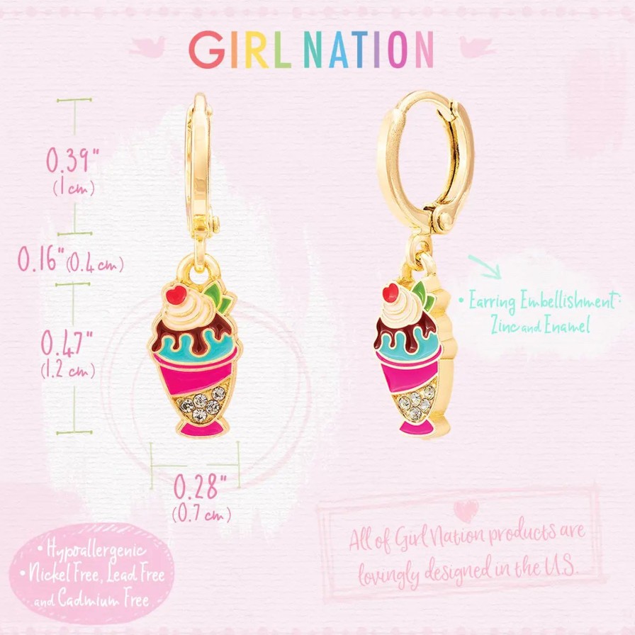 Accessories Girl Nation | Sundae Sparkles Dangle Earrings