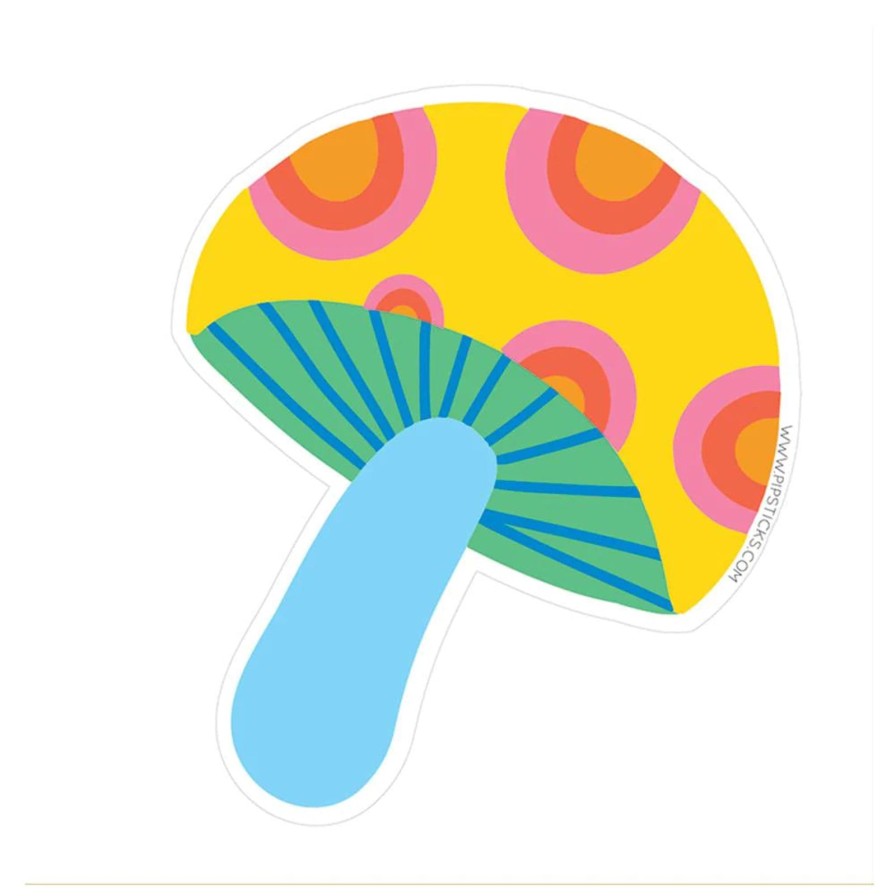 Lifestyle Pipsticks | Mushroom Vinyl Sticker