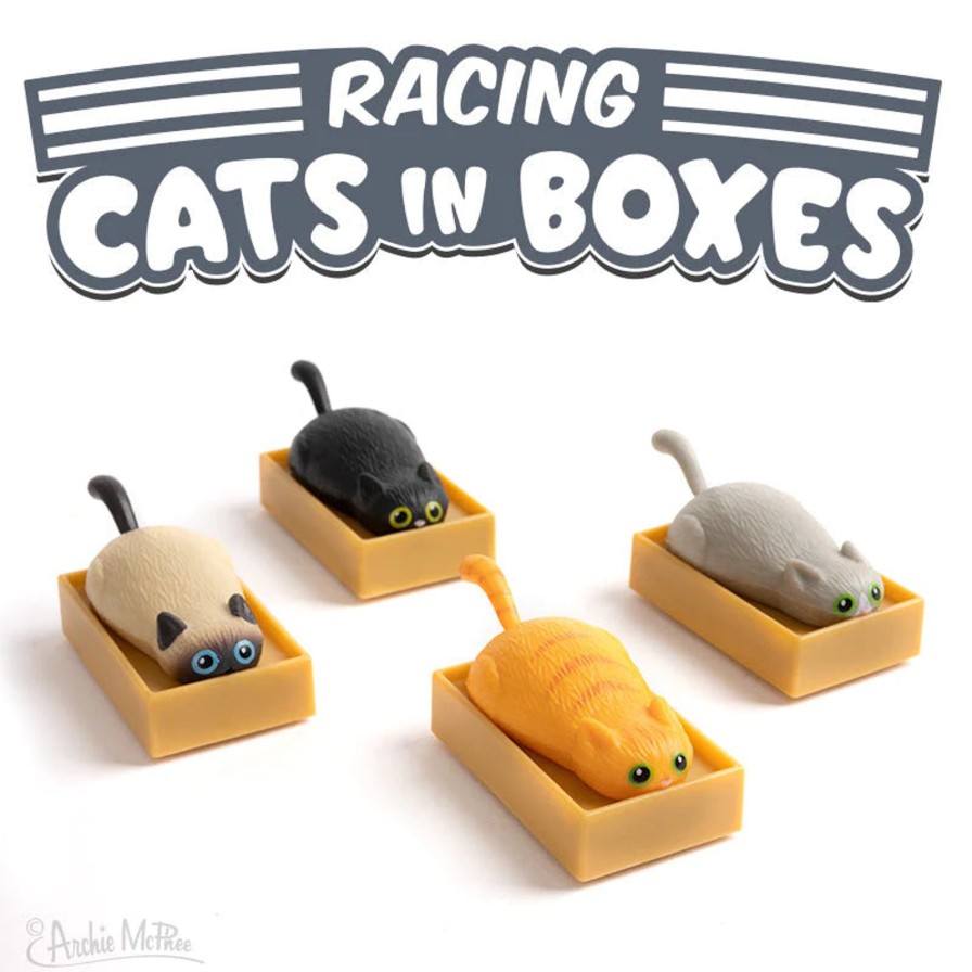 Lifestyle Archie McPhee | Racing Cat In Box