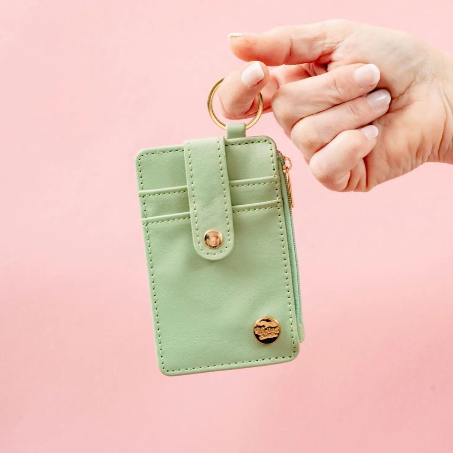 Accessories The Darling Effect | Light Green Keychain Wallet