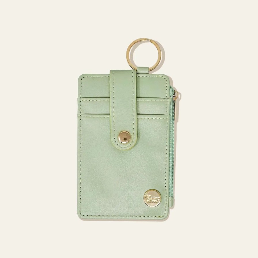 Accessories The Darling Effect | Light Green Keychain Wallet