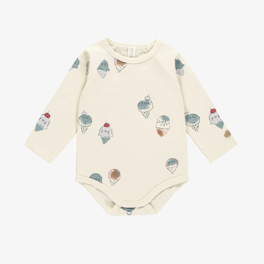 Baby Souris Mini | Ice Cream Print Onesie