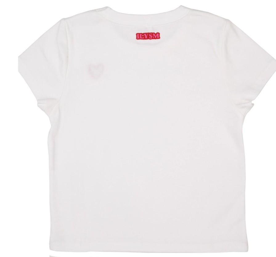 Tween Iscream | Ilysm White Heart Tee