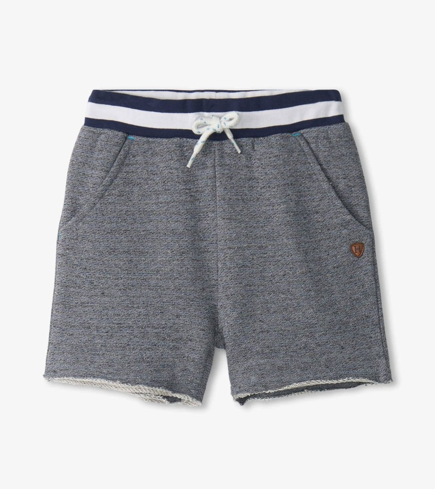 Child Hatley Kids | Flame Blue Melange Shorts