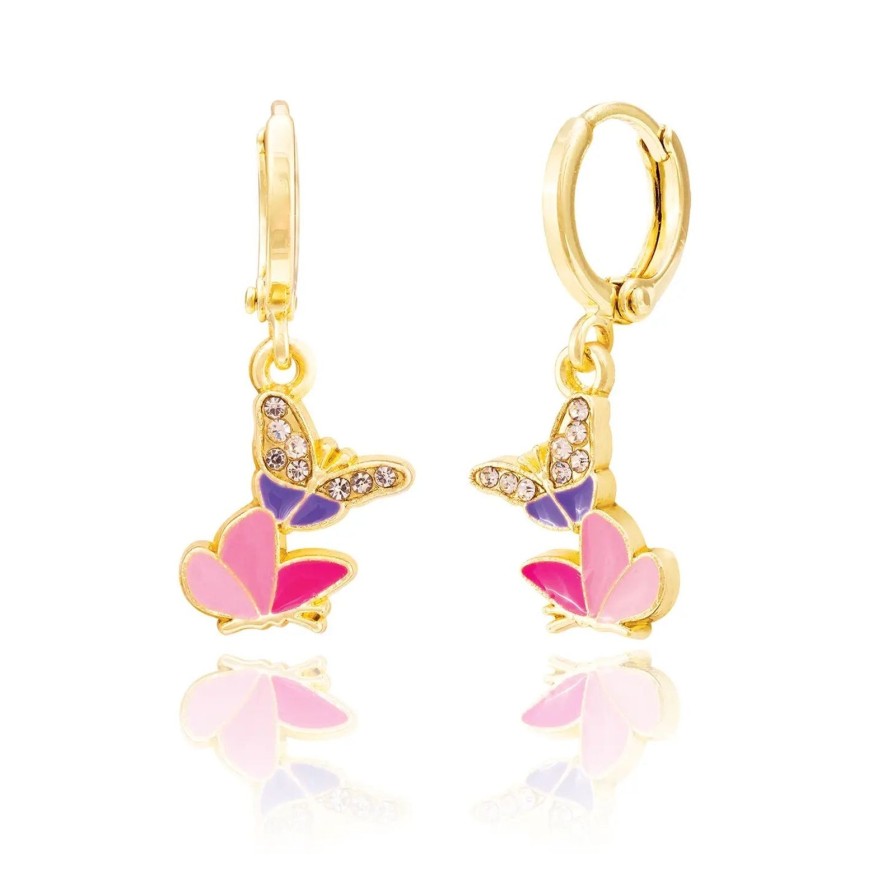 Accessories Girl Nation | Butterfly Kiss Dangle Earrings