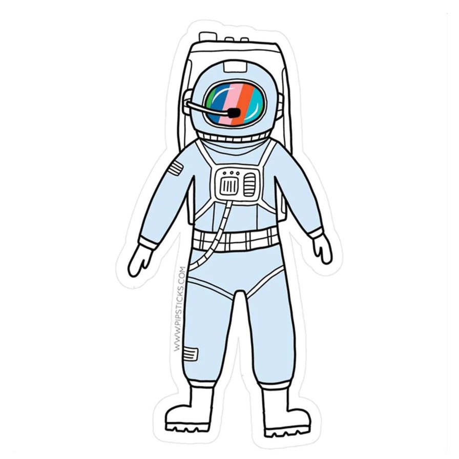 Lifestyle Pipsticks | Astronaut Vinyl Sticker