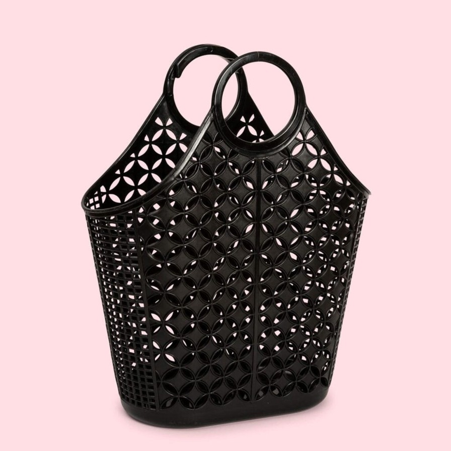 Baby Care Sun Jellies | Black Atomic Jelly Tote