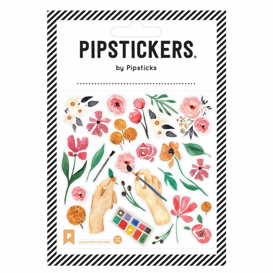 Lifestyle Pipsticks | Painted Petals Sticker Sheet