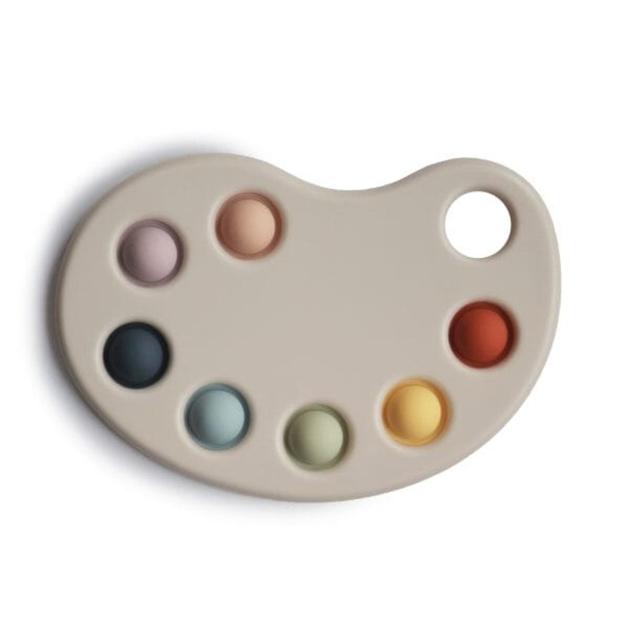 Baby Care Mushie | Paint Palette Push Toy