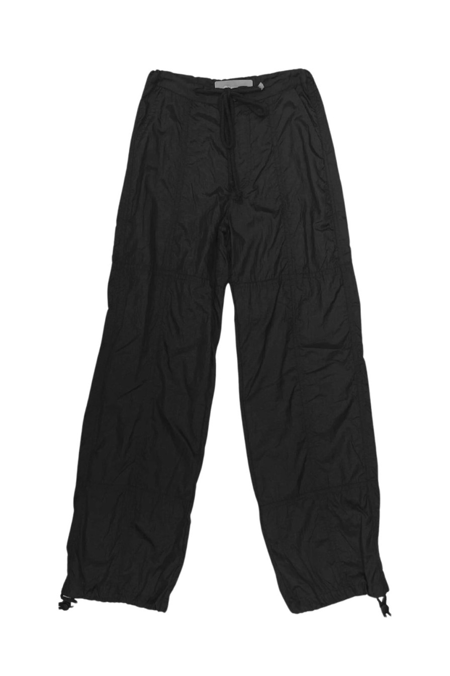 Tween Tractr | Glossy Black Parachute Pants