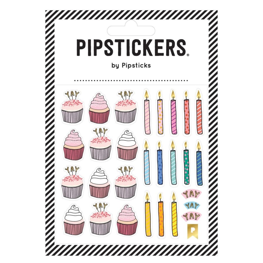 Lifestyle Pipsticks | Party Cupcakes Stickers