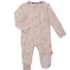 Baby Magnetic Me | Pink Bunny Field Magnetic Footie