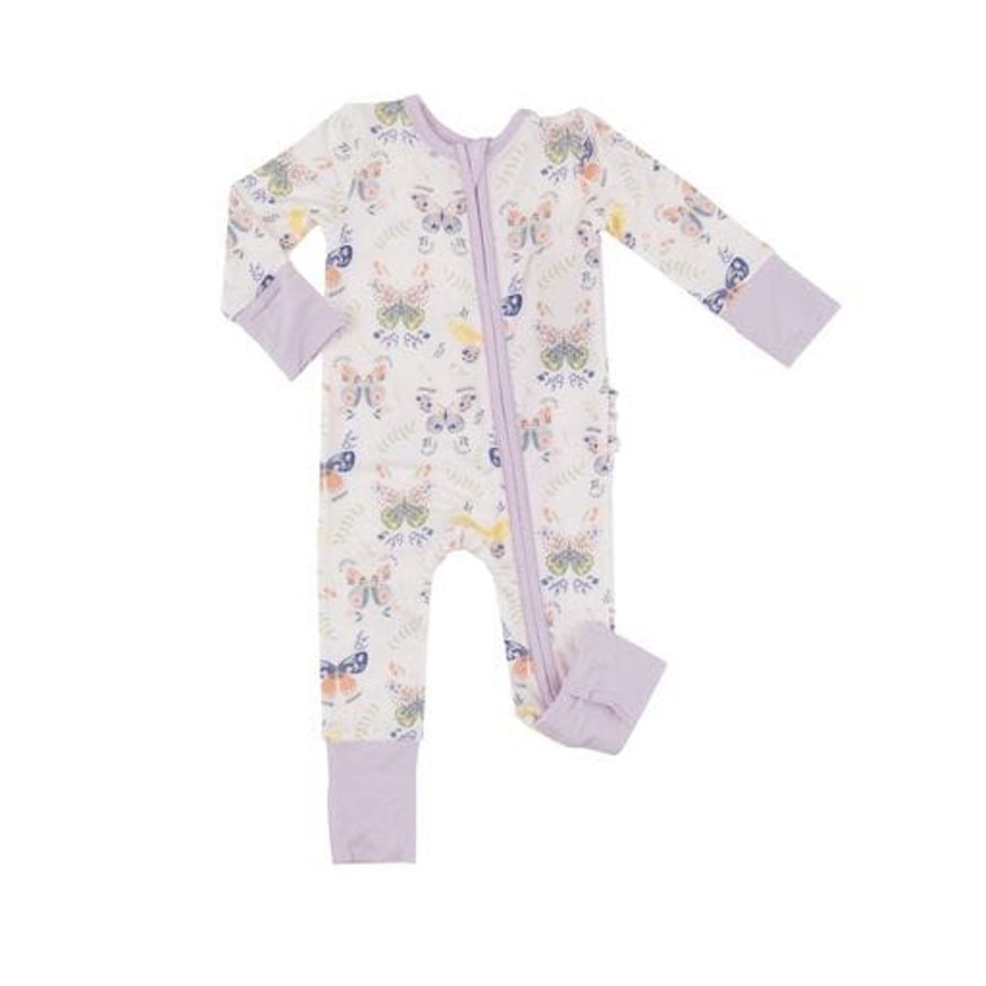 Baby Angel Dear | Botany Butterflies Zip Flip Romper