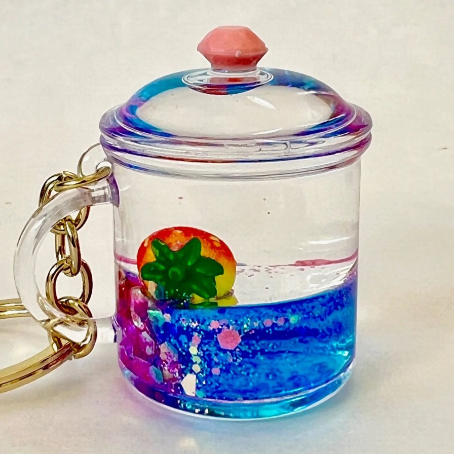 Lifestyle BCmini | Strawberry Floaty Key Charm