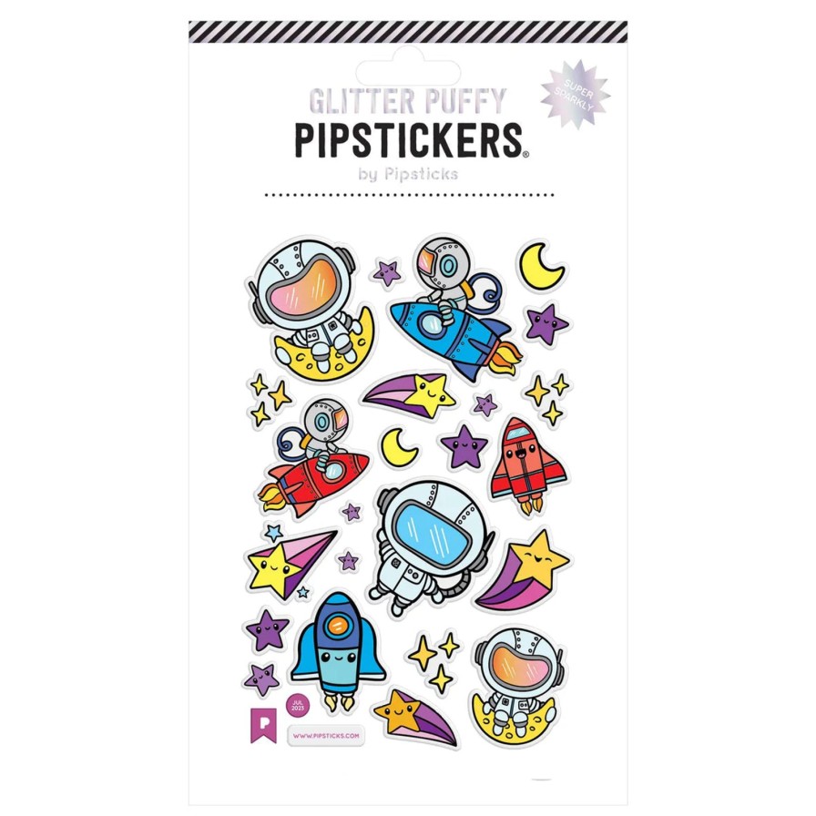 Lifestyle Pipsticks | Puffy Adorable Astronauts Sticker Sheet