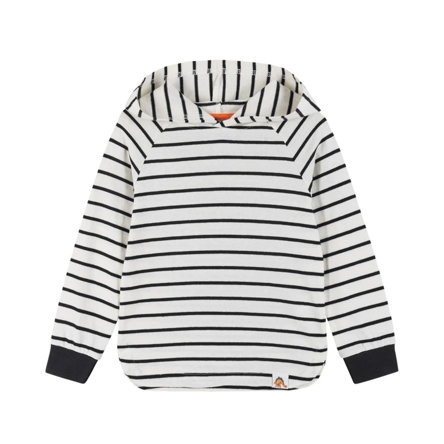 Child Andy & Evan | White Striped Hoodie