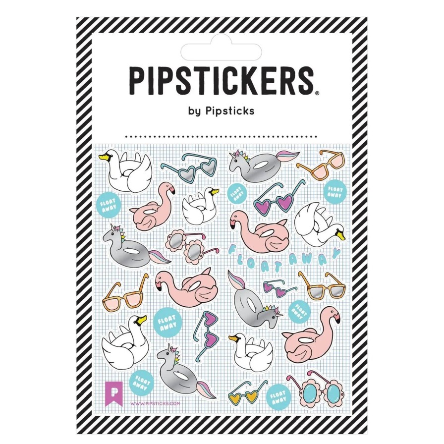 Lifestyle Pipsticks | Pool Float Away Sticker Sheet