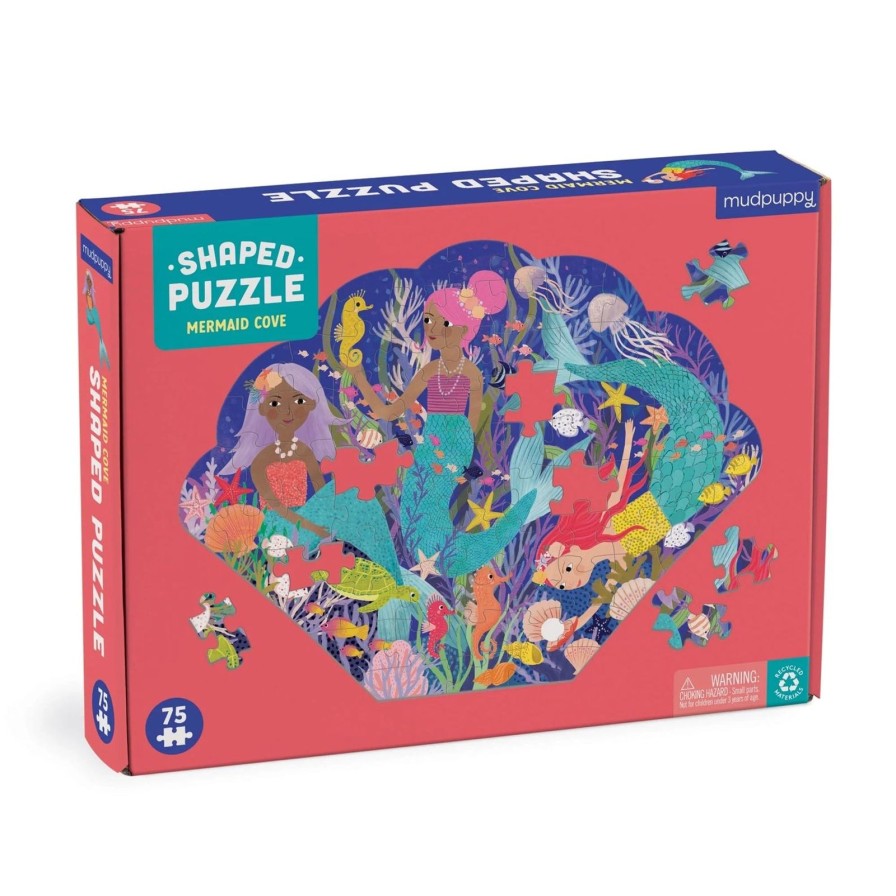 Lifestyle Mudpuppy | Mermaid Cove 75 Piece Puzzle