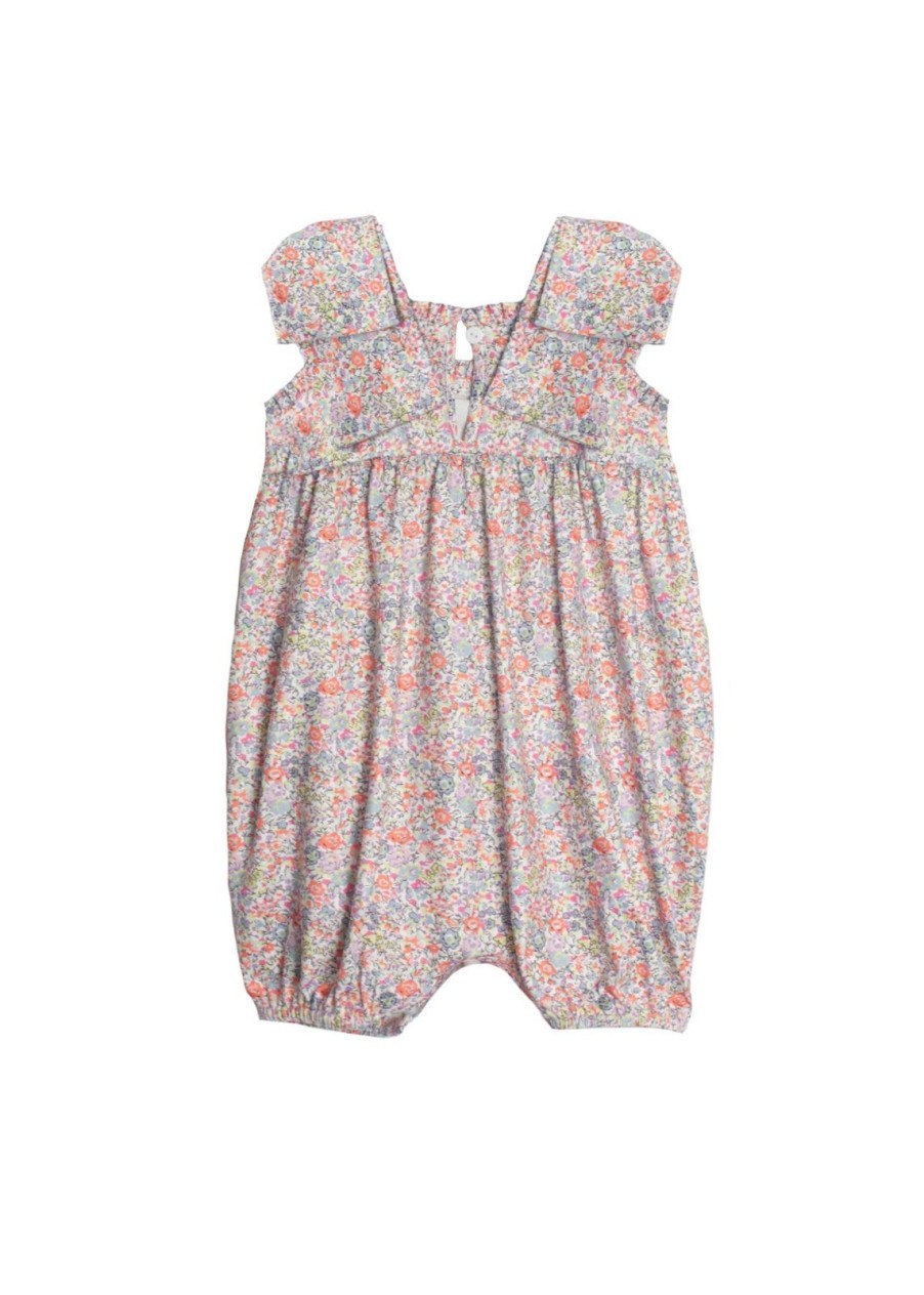 Baby Isobella & Chloe | Addison Bows Romper