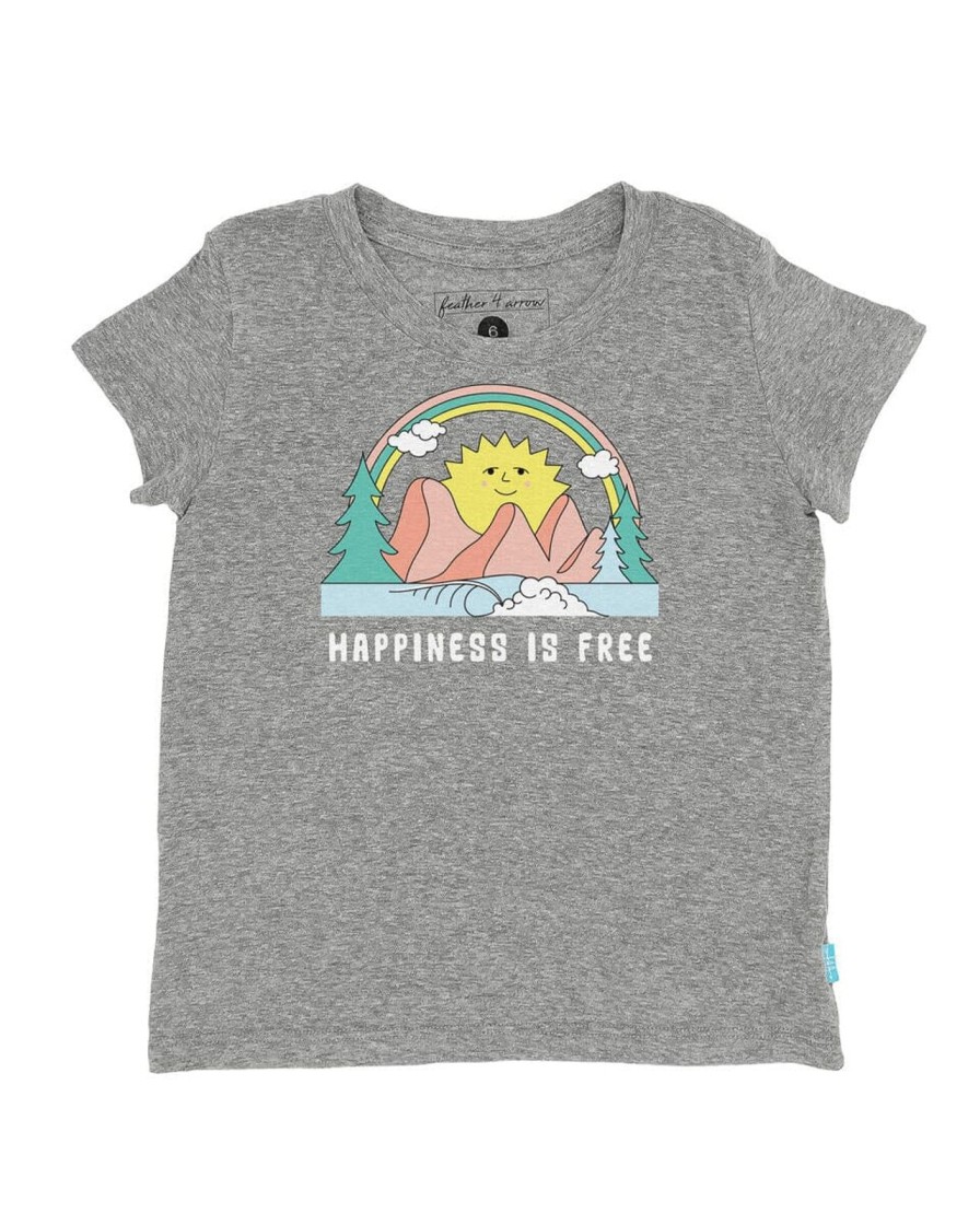 Child Feather4Arrow | Happiness Is Free Tee