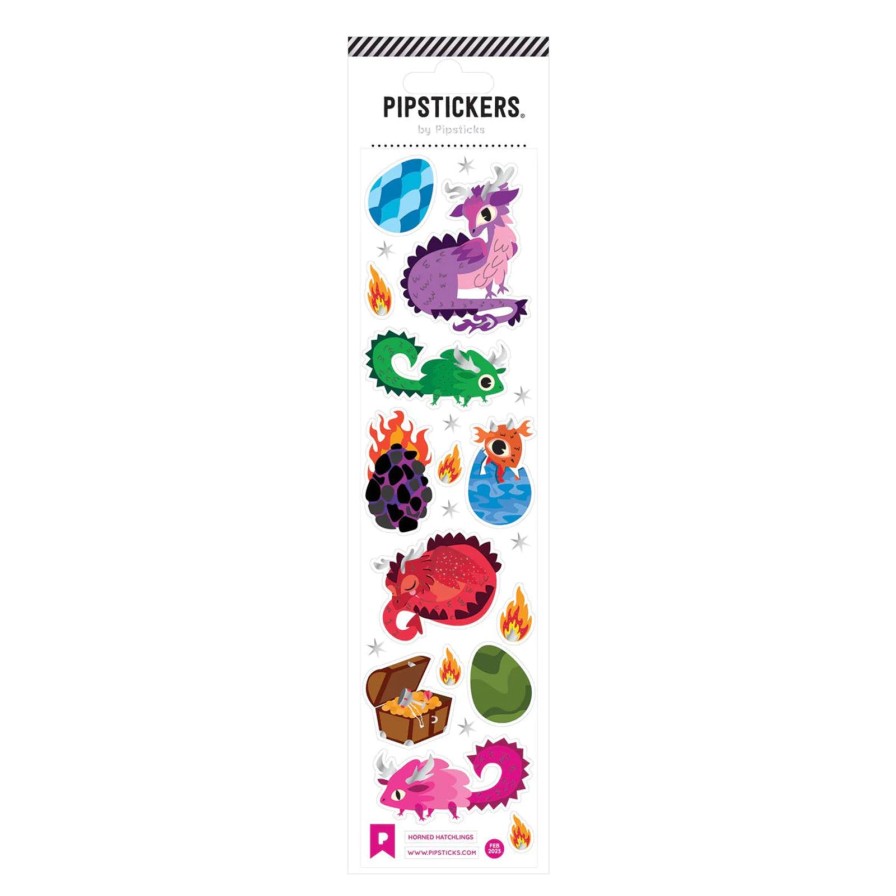 Lifestyle Pipsticks | Horned Hatchlings Sticker Sheet