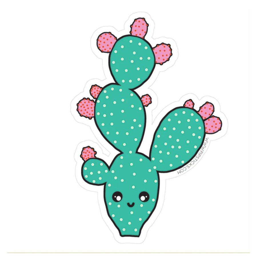 Lifestyle Pipsticks | Kawaii Cactus Vinyl Sticker