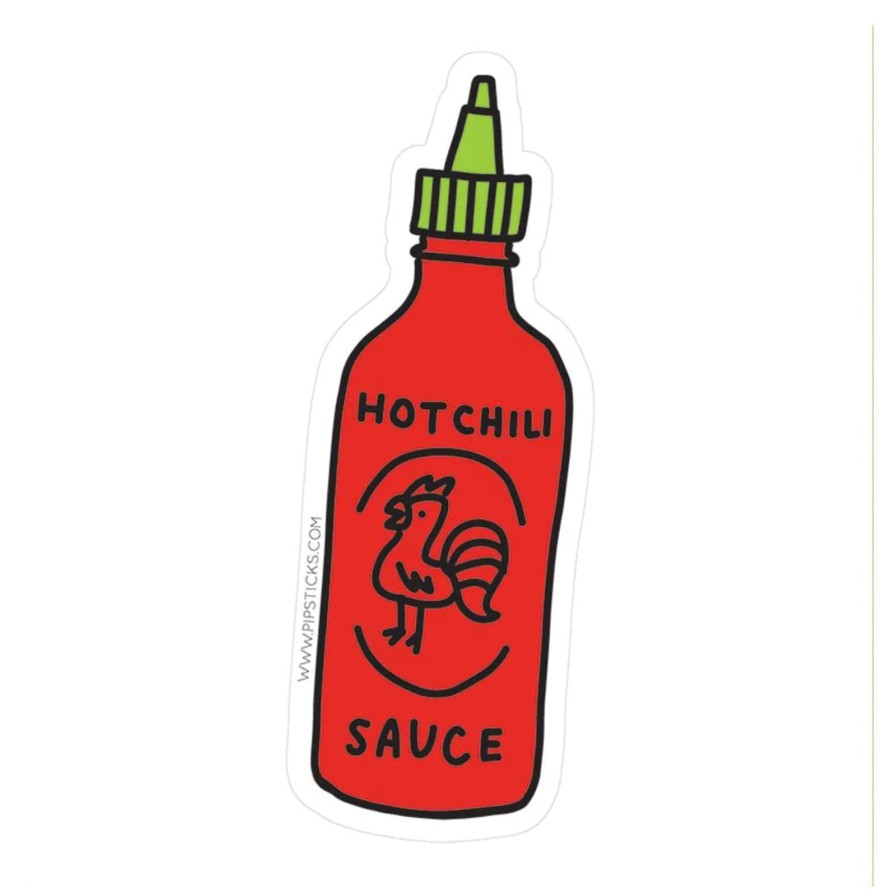 Lifestyle Pipsticks | Hot Sauce Vinyl Sticker