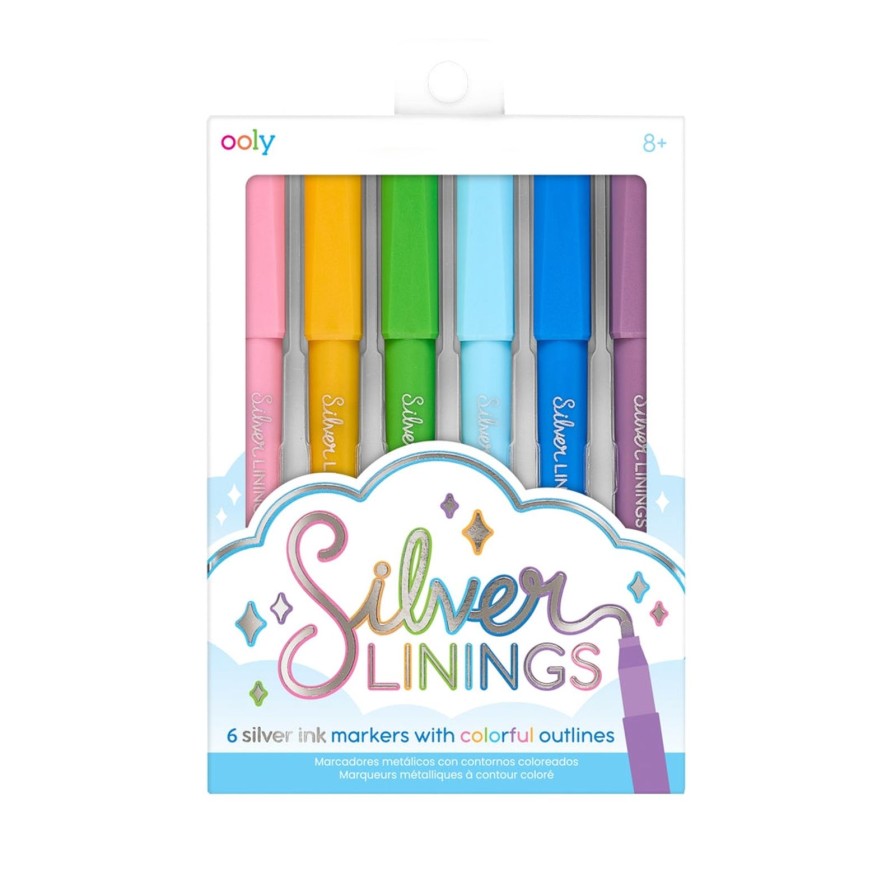 Lifestyle Ooly | Silver Linings Markers Set Of 6