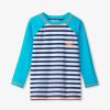 Child Hatley Kids | Sharks Stripe Rashguard