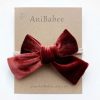 Accessories Anibabee | Velvet Bow Clips