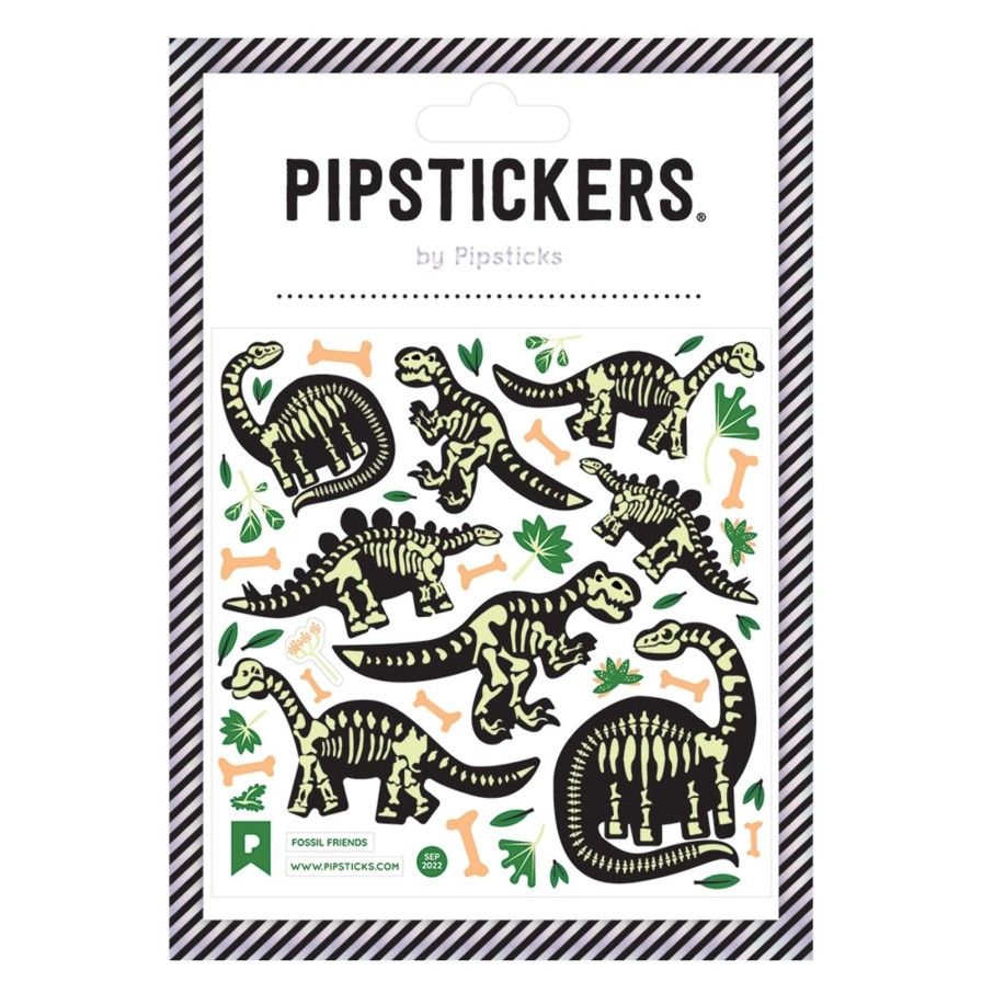 Lifestyle Pipsticks | Glow-In-The-Dark Fossil Sticker Sheet