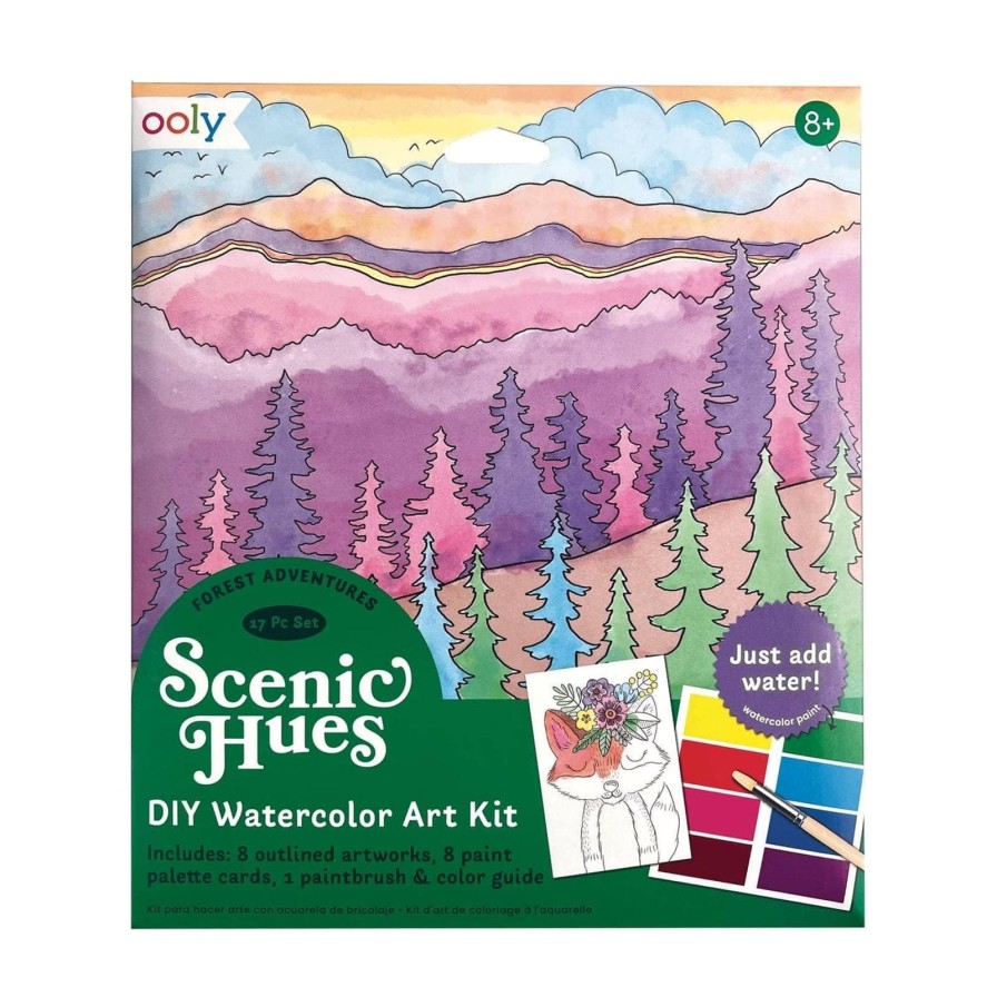 Lifestyle OOLY | Forest Adventure Watercolor Kit