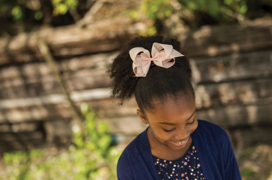 Accessories Bows Arts | Antique White Linen Bow