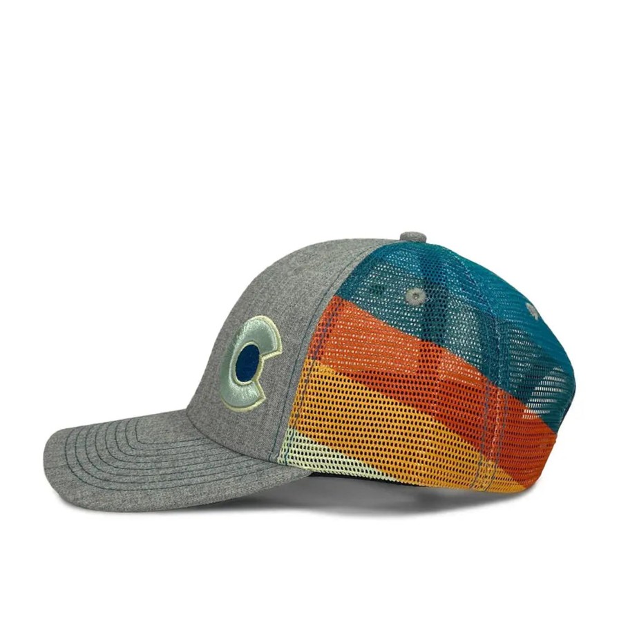 Accessories Yo Colorado | Grey Shoreline Trucker Hat-Tween